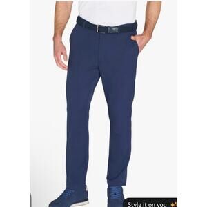 Greg Norman Men's Textured Fabric Performance Stretch Chino Pants NWT 36x34 Blue